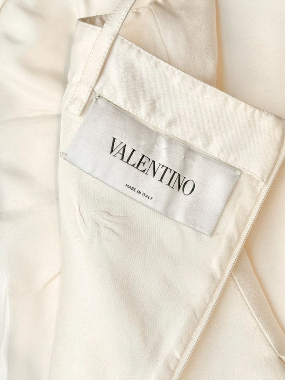 Valentino Ivory Cotton Silk Tank Dress - Picture 7 of 8